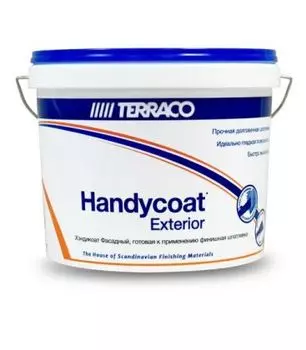 Terraco Handycoat Exterior, 25 кг, Шпатлевка готовая фасадная