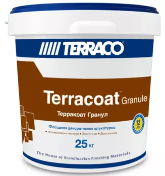 Terraco Terracoat Гранул, 25 кг, Штукатурка декоративная акриловая