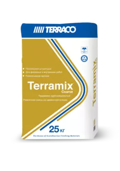 Terraco Terramix, 25 кг, Штукатурка цементная Крупнозернистая серая