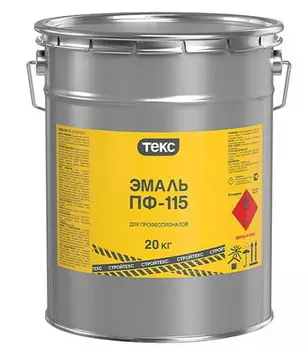 Текс Стройтекс ПФ-115 20 кг, Эмаль алкидная универсальная (зеленая)