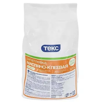 Текс Универсал 5 кг, Шпатлевка масляно-клеевая (белая)