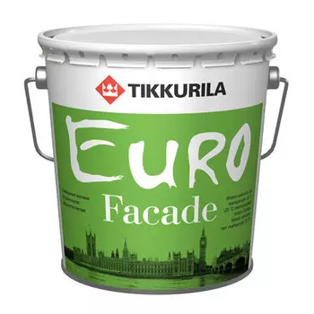 Tikkurila Euro Facade, 9 л, Краска фасадная акриловая