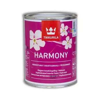 Tikkurila Harmony A 0,9 л, Краска интерьерная акрилатная (белая)