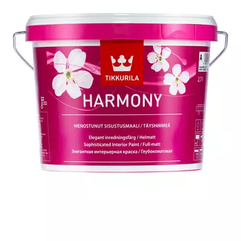 Tikkurila Harmony C 2,7 л, Краска интерьерная акрилатная (полупрозрачная)