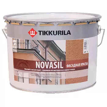 Tikkurila Novasil MRA, 2,7 л, Краска фасадная по кирпичу и бетону акрилатная