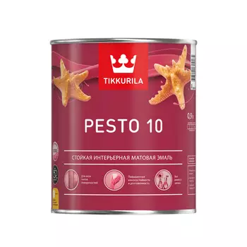 Tikkurila Pesto 10 0.9 л, Краска интерьерная латексная (полупрозрачная)