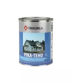 Tikkurila Pika-Teho белая, 0,9 л, Краска фасадная по дереву масляно-акрилатная