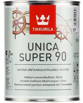 Tikkurila Unica super, 0.9 л, Лак для дерева прозрачный глянцевый