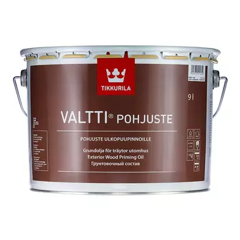 Tikkurila Valtti Pohjuste, 9 л, Грунтовка по дереву масляная