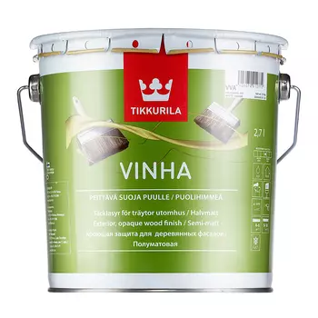 Tikkurila Vinha C, 2,7 л, Краска фасадная по дереву акрилатно-алкидная база