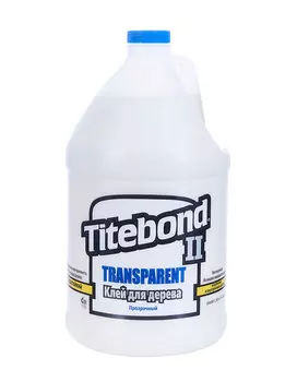 Titebond II Transparent Premium Wood Glue, 3.8 л, Клей ПВА