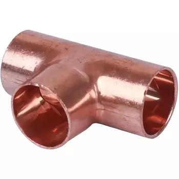 Тройник для медных труб Sanha 5130 ВП 22 мм под пайку