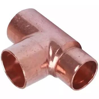 Тройник для медных труб Sanha 5130 ВП 42x42x28 мм под пайку