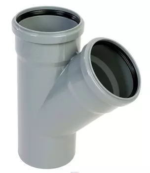 Тройник Ostendorf HTEA 110х50 мм 45 градусов