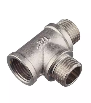 Тройник переходный Valtec 1/2" внутргх1/2" наршх1/2" нарш