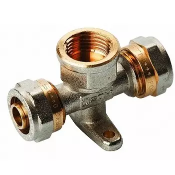 Тройник с креплением CTM CTW01612 16 мм 1/2 дюйма с внутренней резьбой