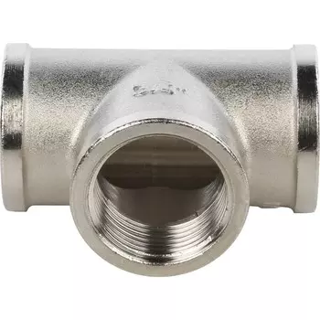 Тройник Stout SFT-0020-000034 3/4 дюйма никелированный с внутренней резьбой