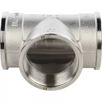 Тройник Stout SFT-0020-000112 1 1/2 дюйма никелированный с внутренней резьбой