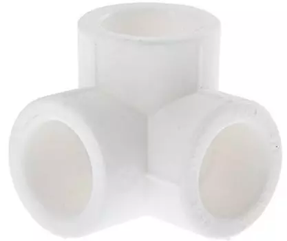 Тройник Valtec, 20 мм, полипропиленовый двухплоскостной