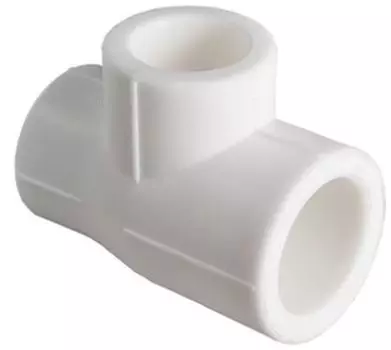 Тройник Valtec, 25х20х25 мм, полипропиленовый переходной