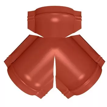 Тройник Y-образный для полукруглого конька Grand Line Quarzit RR29