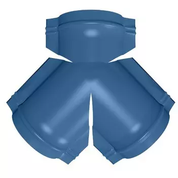 Тройник Y-образный для полукруглого конька Grand Line Velur20 Ral 5001