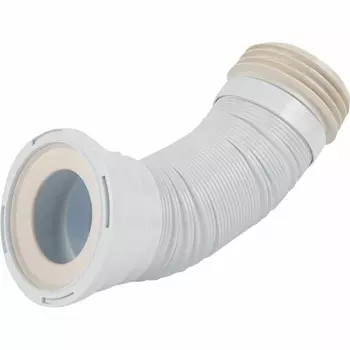 Труба гофрированная для унитаза Equation армированная L 290-640 мм