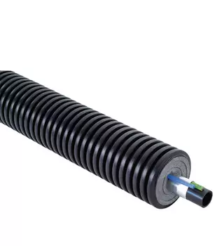 Труба Uponor Ecoflex Supra Plus с греющим кабелем 10 Вт/м 25х2.3/68