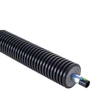 Труба Uponor Ecoflex Supra Plus с греющим кабелем 10 Вт/м 25х2.3/68 бухта 100 м