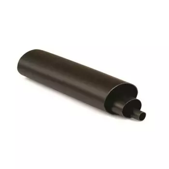 Трубка термоусаживаемая среднестенная DKC c клеевым составом черная D12/3 мм