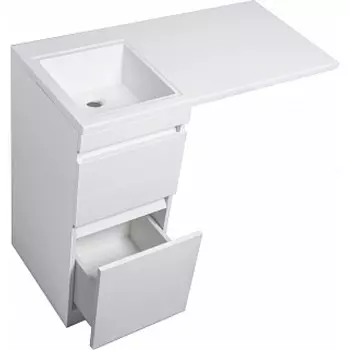 Тумба для комплекта Style Line Даллас 100 Люкс Plus напольная белая