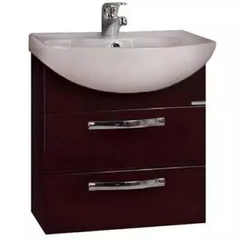 Тумба под раковину Акватон Ария М 50 1A140001AA430 темно-коричневая