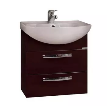 Тумба под раковину Акватон Ария М 65 1A123301AA430 темно-коричневая