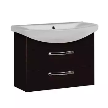 Тумба под раковину Акватон Ария М 80 1A140801AA430 темно-коричневая