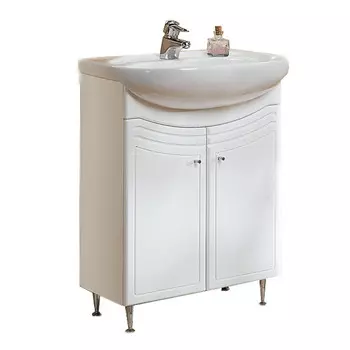 Тумба под раковину Акватон Домус 65 1A055201DO010 белая