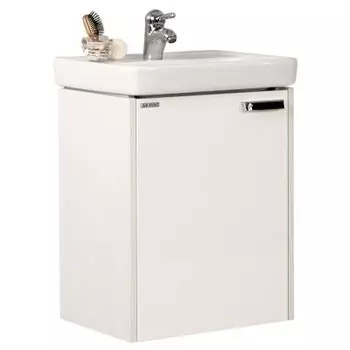 Тумба под раковину Акватон Йорк 50 М 1A170901YOAY0 белый и Выбеленное дерево