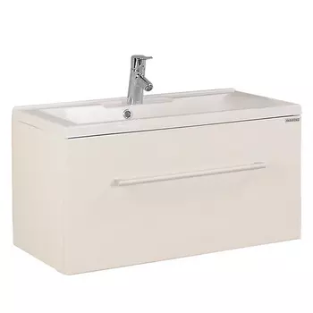 Тумба под раковину Акватон Мадрид 80 М 1A126801MA010 белая с ящиком