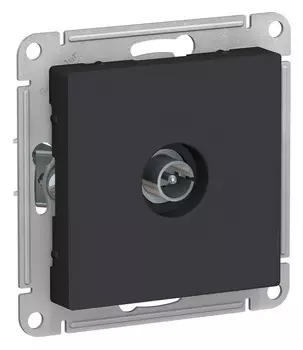 ТВ розетка оконечная ATN001091 Schneider Electric 1DB AtlasDesign карбон