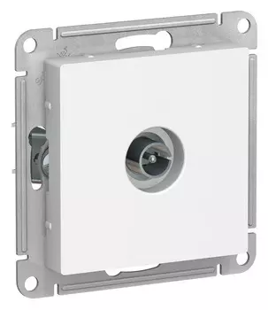 ТВ розетка проходная ATN000192 Schneider Electric 4DB AtlasDesign белый