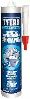 Tytan Euro-Line 290 мл, Герметик силиконовый санитарный (белый)
