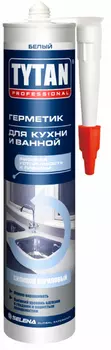 Tytan Professional, 310 мл, Герметик силикон-акриловый для кухни и ванной белый