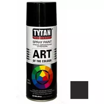 Tytan Professional Art of the colour 400 мл, Эмаль аэрозольная (черный глянец)