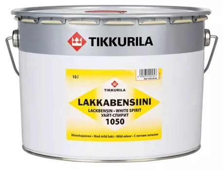 Уайт-спирит Tikkurila Lakkabensllni 1050, 10 л