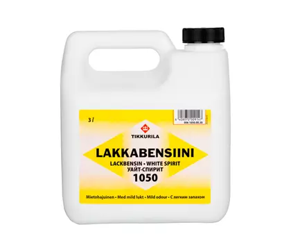 Уайт-спирит Tikkurila Lakkabensllni 1050, 3 л