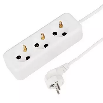 Удлинитель бытовой Rexant 11-2301 ПВС 3 розетки с заземлением 3х1 5 м