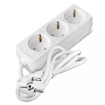 Удлинитель бытовой Союз 481S-6305 ПВС 3 розетки с заземлением 3500 Вт 5 м