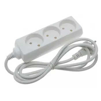 Удлинитель бытовой Uniel Standard SCD310 3 розетки без заземления 2200 Вт 10 м