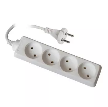 Удлинитель бытовой Uniel Standard SCD43 4 розетки без заземления 2200 Вт 3 м