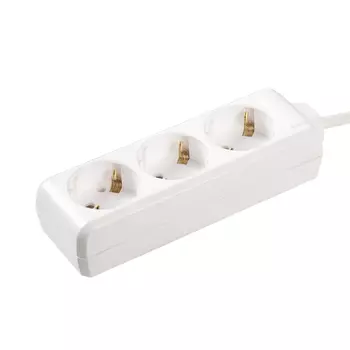 Удлинитель IEK У03 2P+PE/3м 3х1мм2 16А/250В 3 розетки