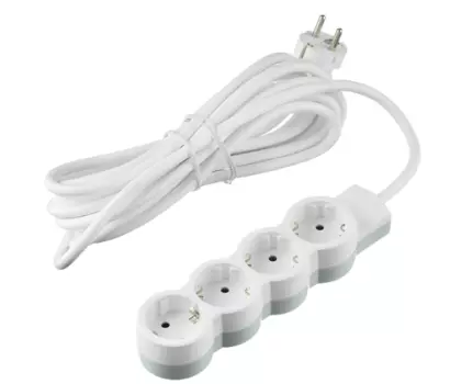 Удлинитель LeGrand 4 гнезда с заземлением 16А 5 м